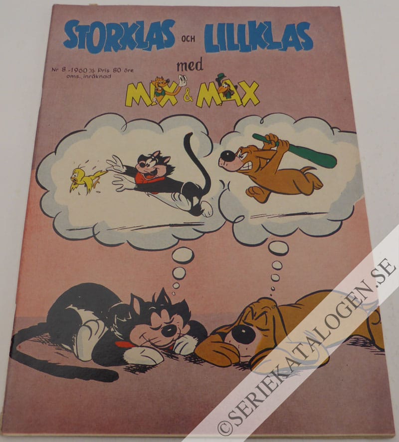 Framsida på Storklas och Lillklas #8 (1960)
