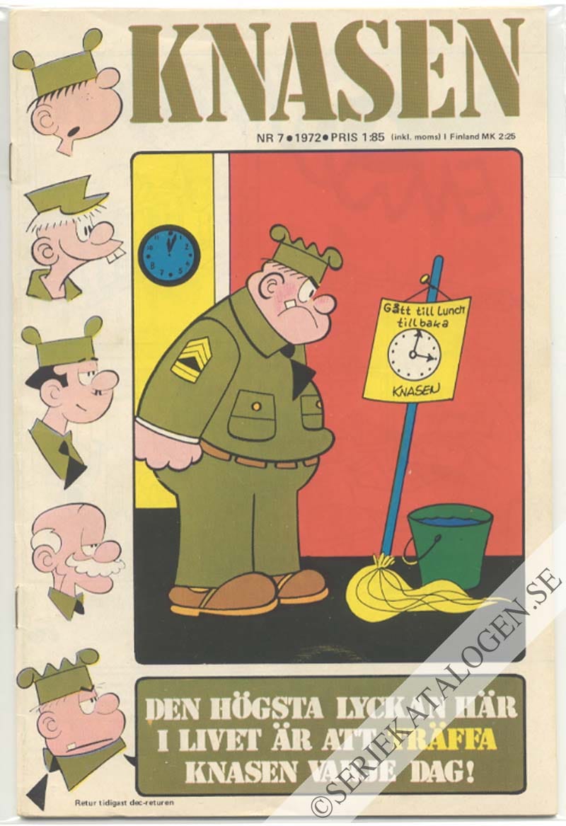 Framsida på Knasen #7 (1972)