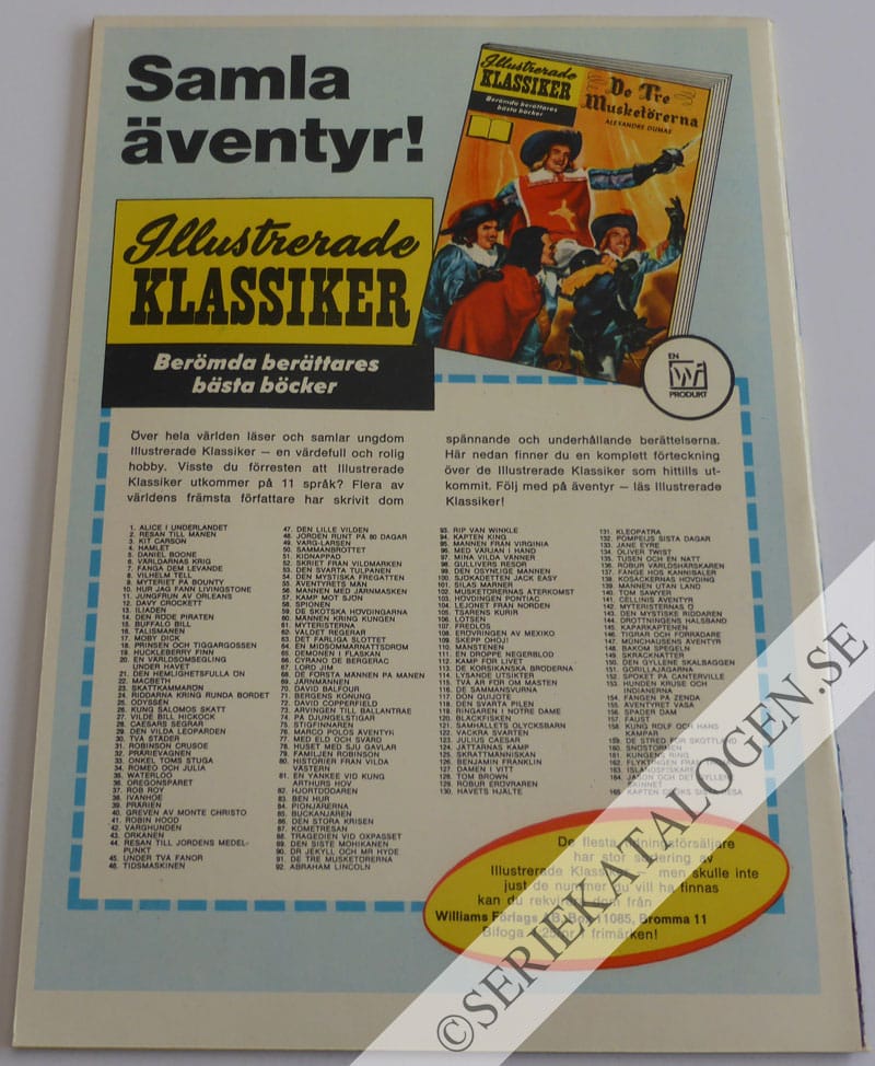 Baksida på De första männen på månen (1968)