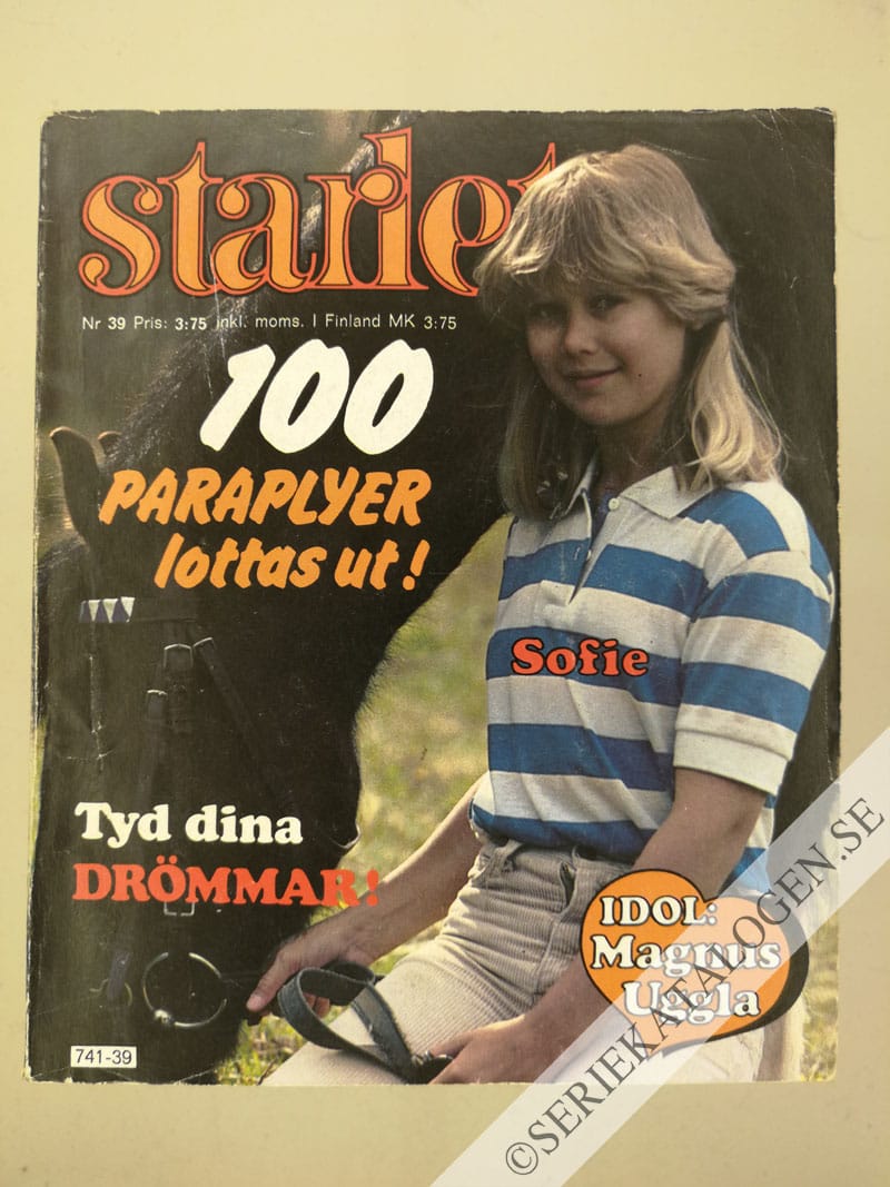 Framsida på Starlet #39 (1980)