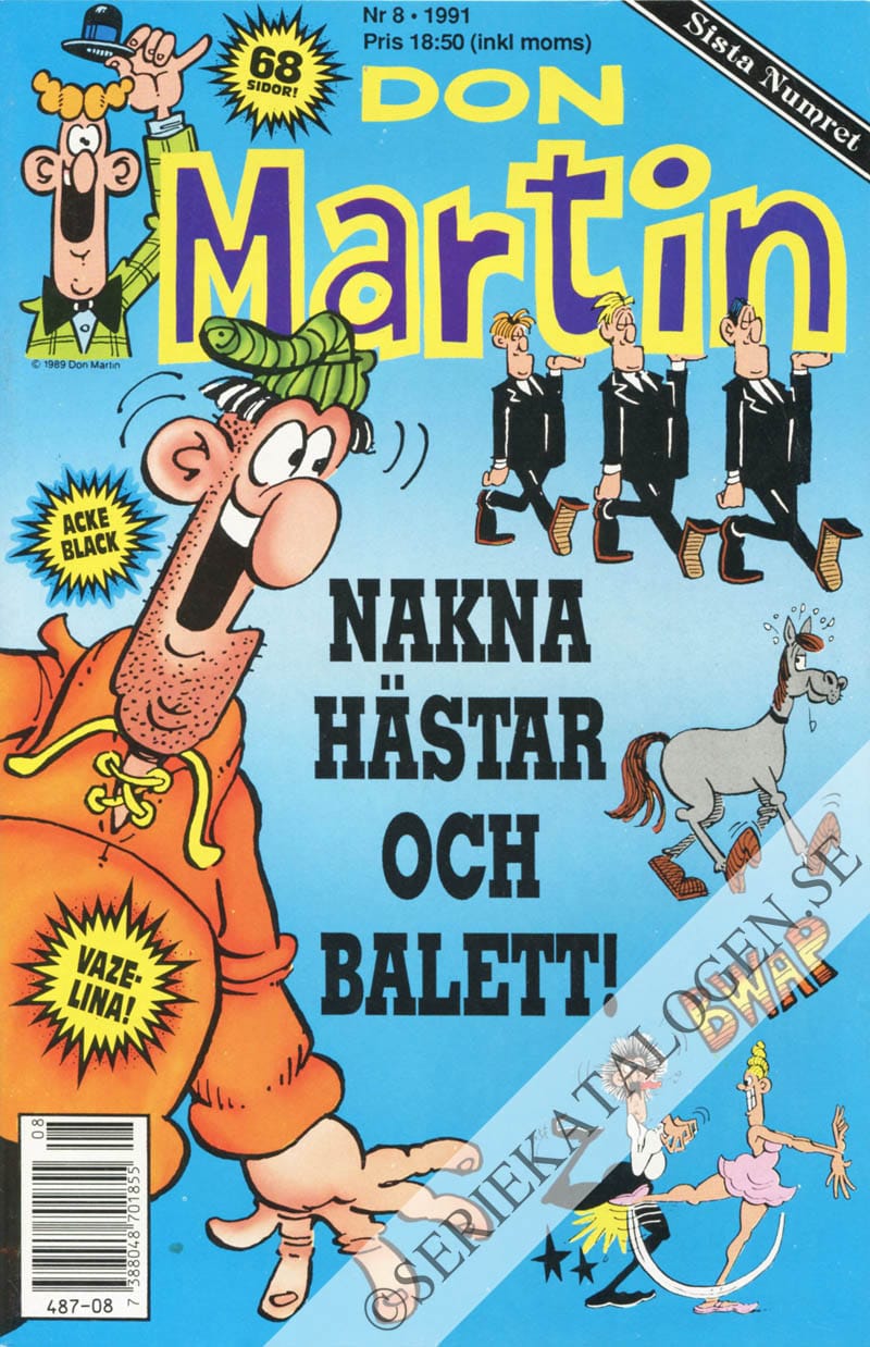 Framsida på Don Martin #8 (1991)