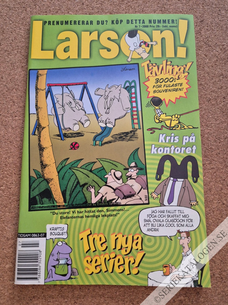 Framsida på Larson! #7 (2000)