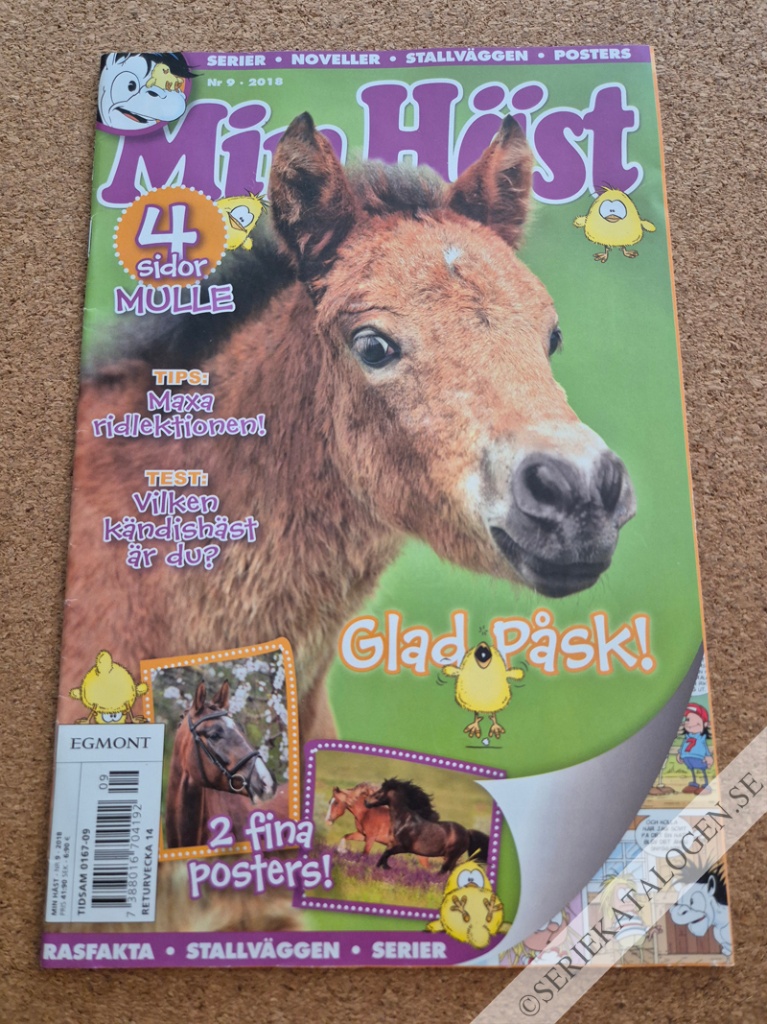 Framsida på Min häst #9 (2018)