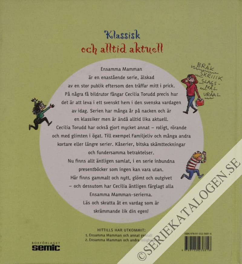 Baksida på Ensamma mamman och andra roligheter (2008)
