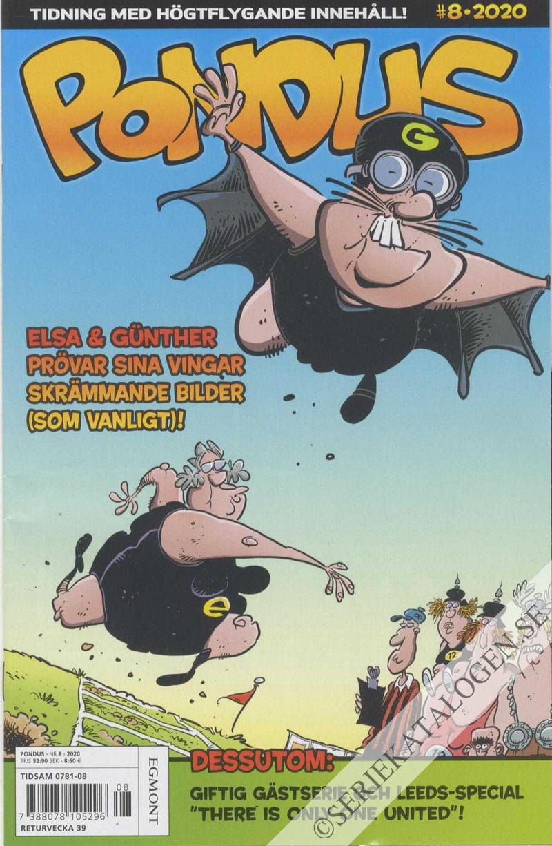 Framsida på Pondus #8 (2020)