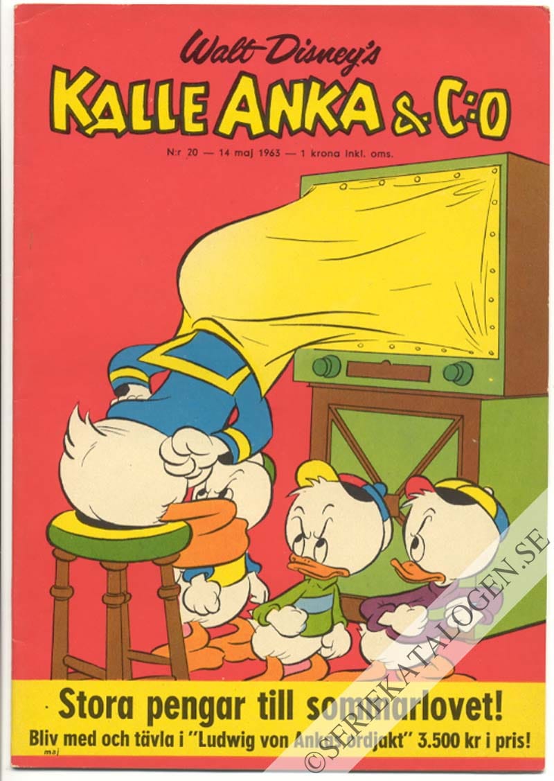 Framsida på Kalle Anka & C:o #20 (1963)