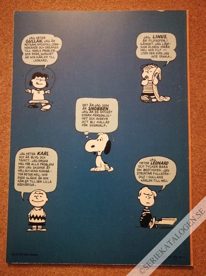 Baksida på Snobben och kärleken (1975)