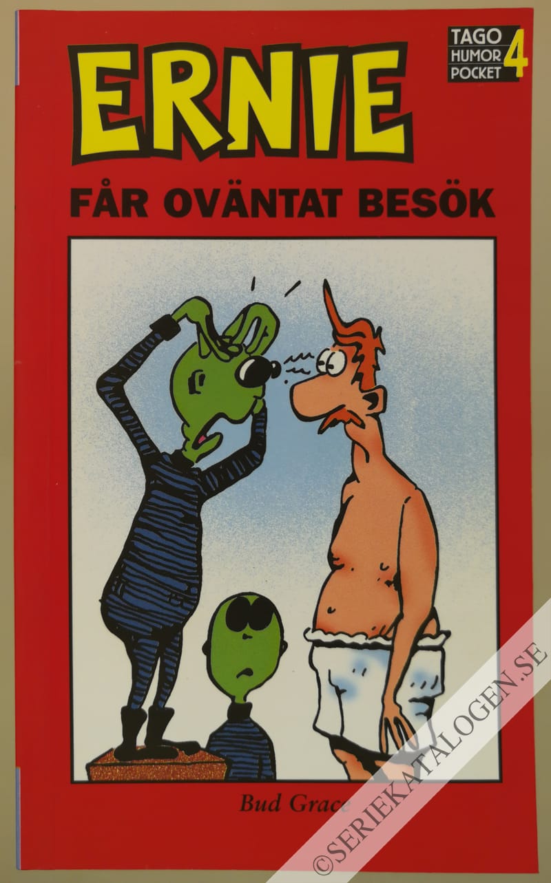 Framsida på Tago humorpocket Ernie får oväntat besök (1997)