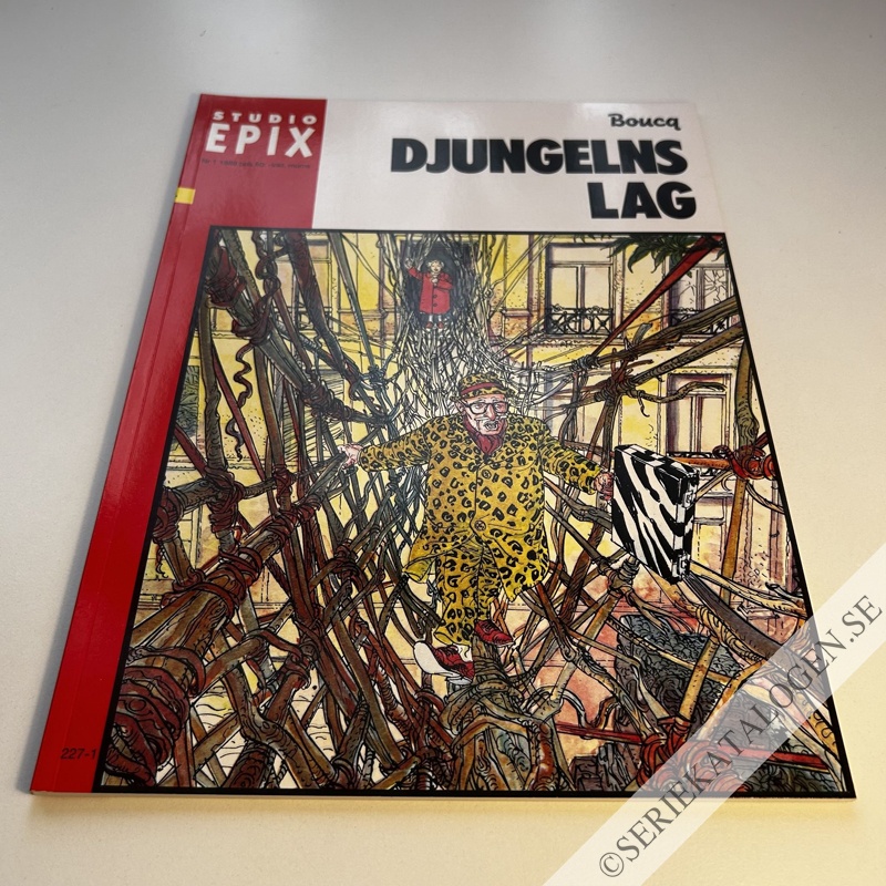 Framsida på Studio Epix Djungelns lag (1989)