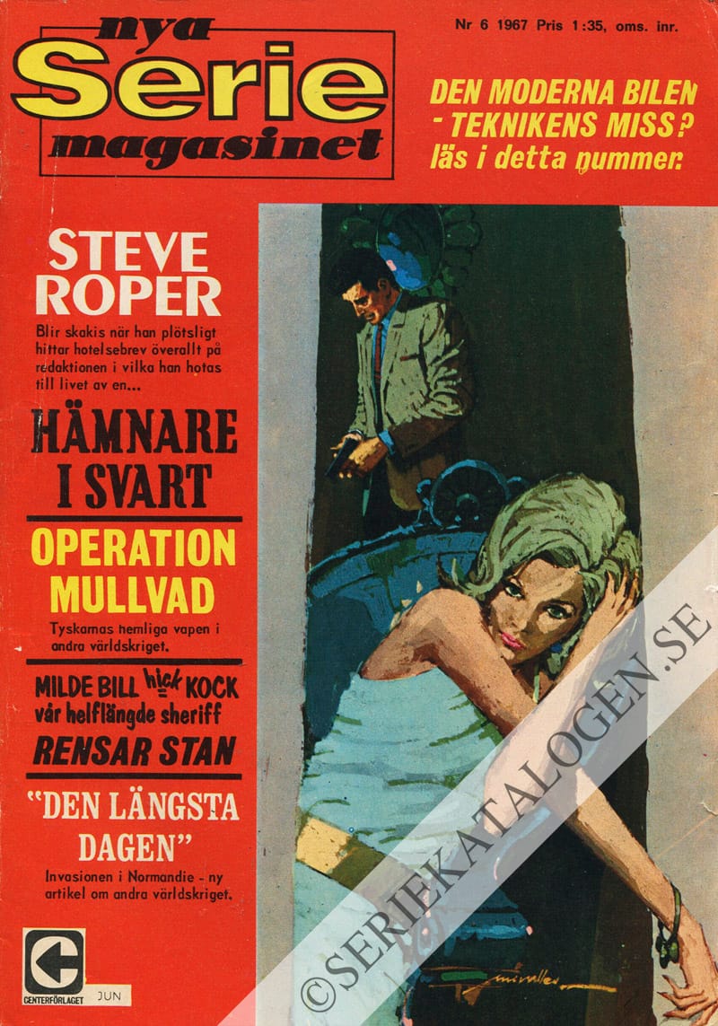 Framsida på Seriemagasinet #6 (1967)