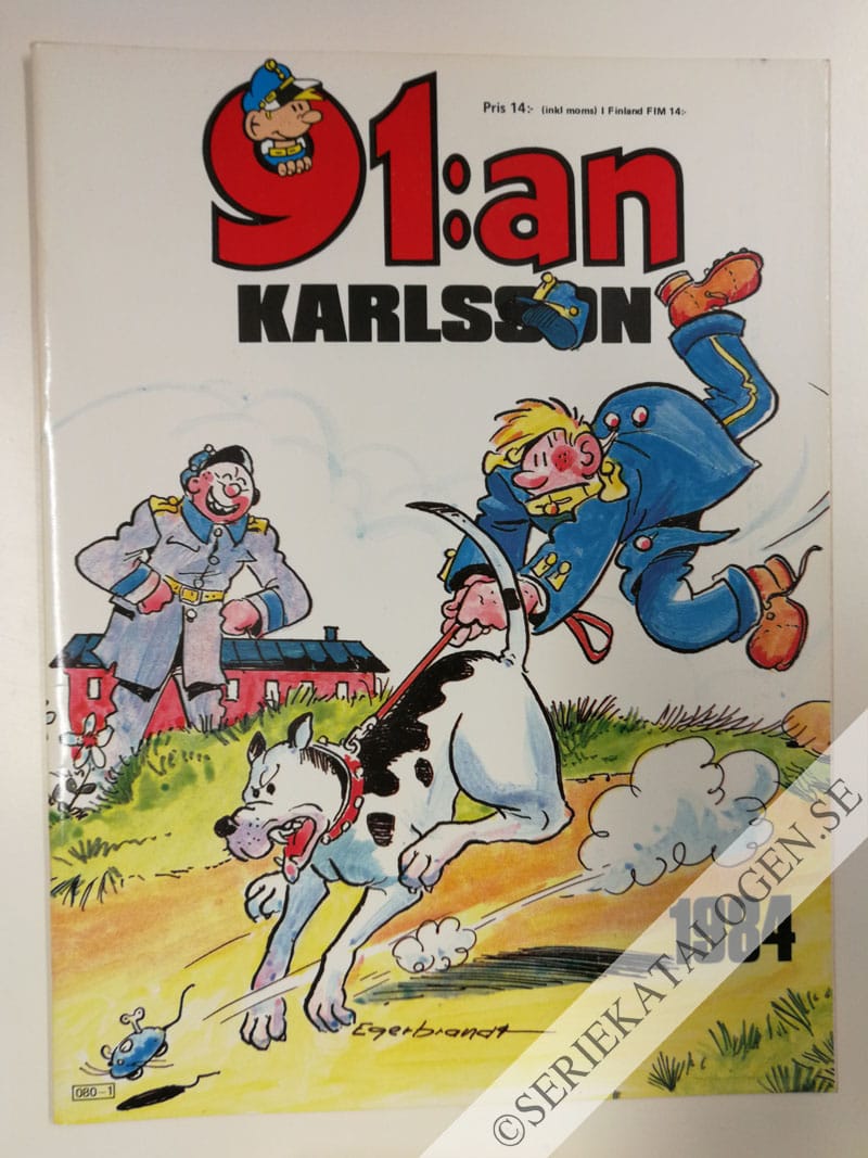 Framsida på 91:an Karlsson # (1983)