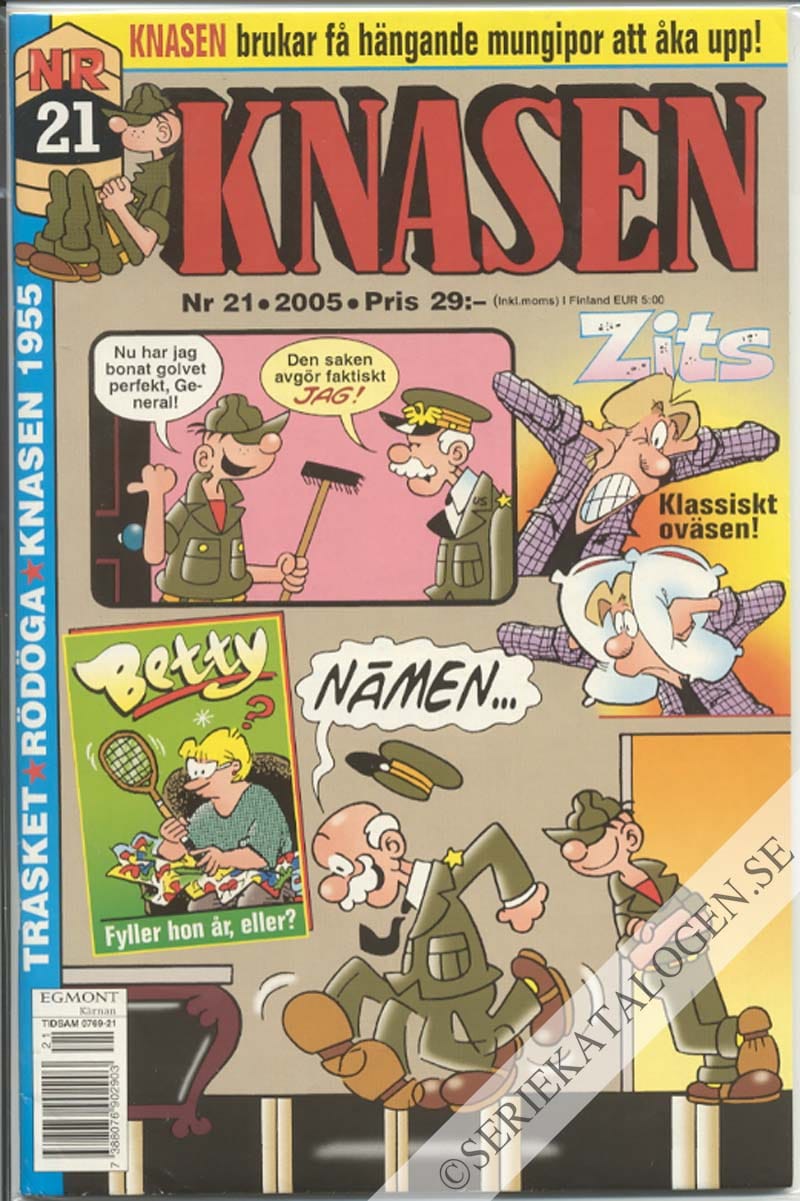 Framsida på Knasen #21 (2005)