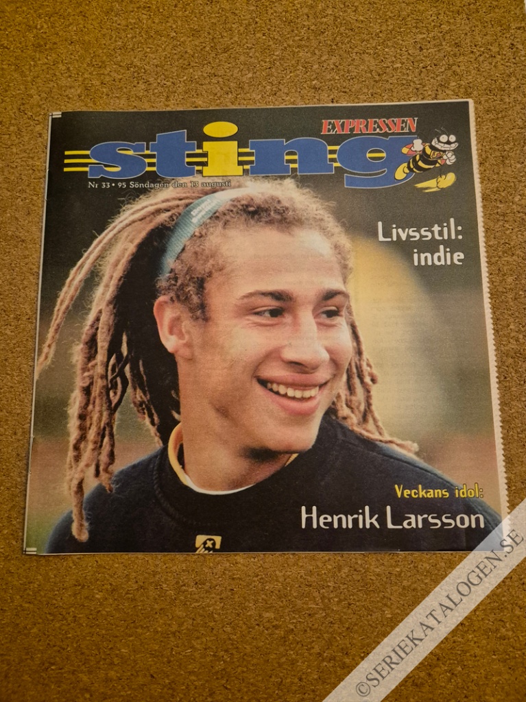 Framsida på Sting-Expressen #33 (1995)