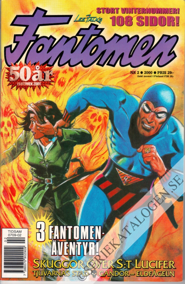 Framsida på Fantomen #2 (2000)