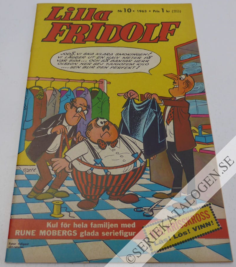 Framsida på Lilla Fridolf #10 (1963)