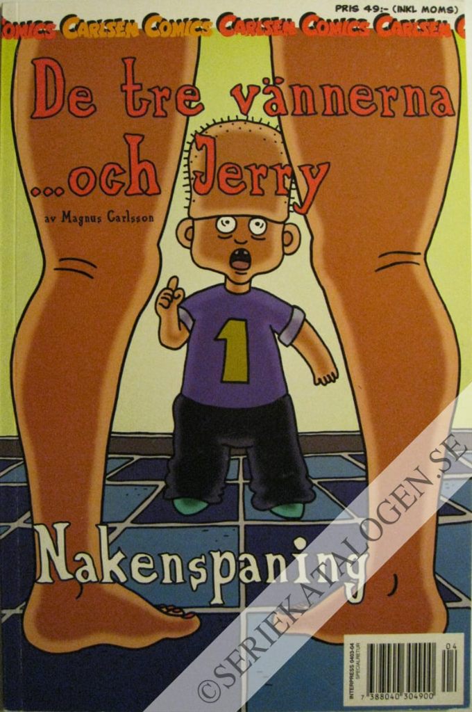 Framsida på Carlsen Comics Nakenspaning (2000)