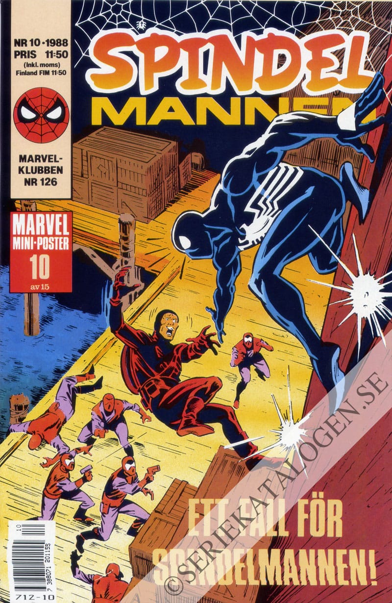 Framsida på Spindelmannen #10 (1988)