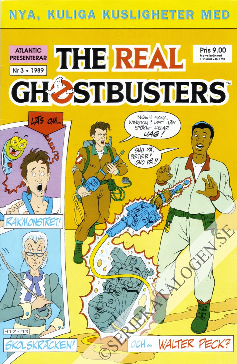 Framsida på The real Ghostbusters #3 (1989)
