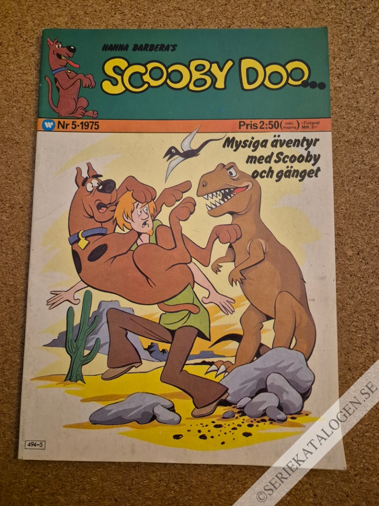 Framsida på Scooby Doo #5 (1975)