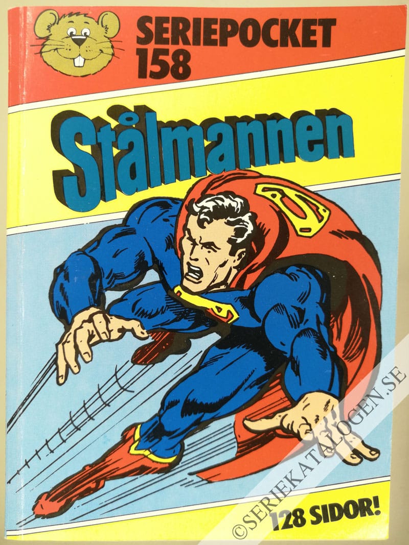 Framsida på Seriepocket #158 - Stålmannen (1985)