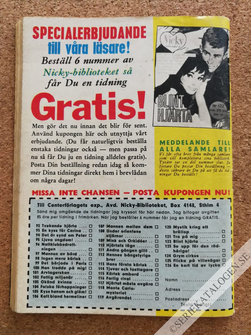 Baksida på En sagolik tur (1964)