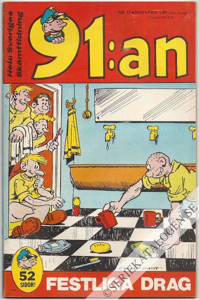 Framsida på 91:an #17 (1970)