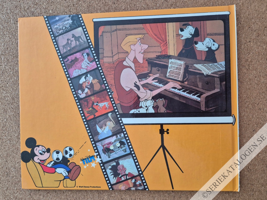 Baksida på Pongo och valptjuvarna - Hela berättelsen, lättläst och illustrerad med fler än 150 färgbilder direkt ur långfilmen (1980)