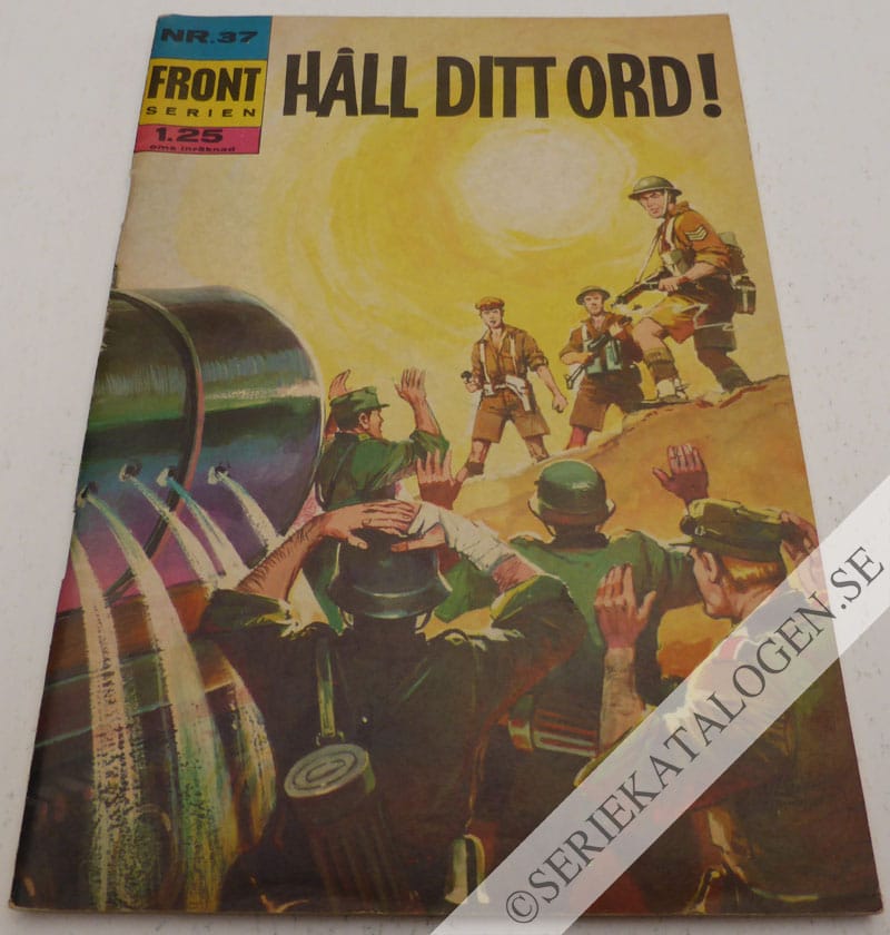 Framsida på Frontserien Håll ditt ord (1968)