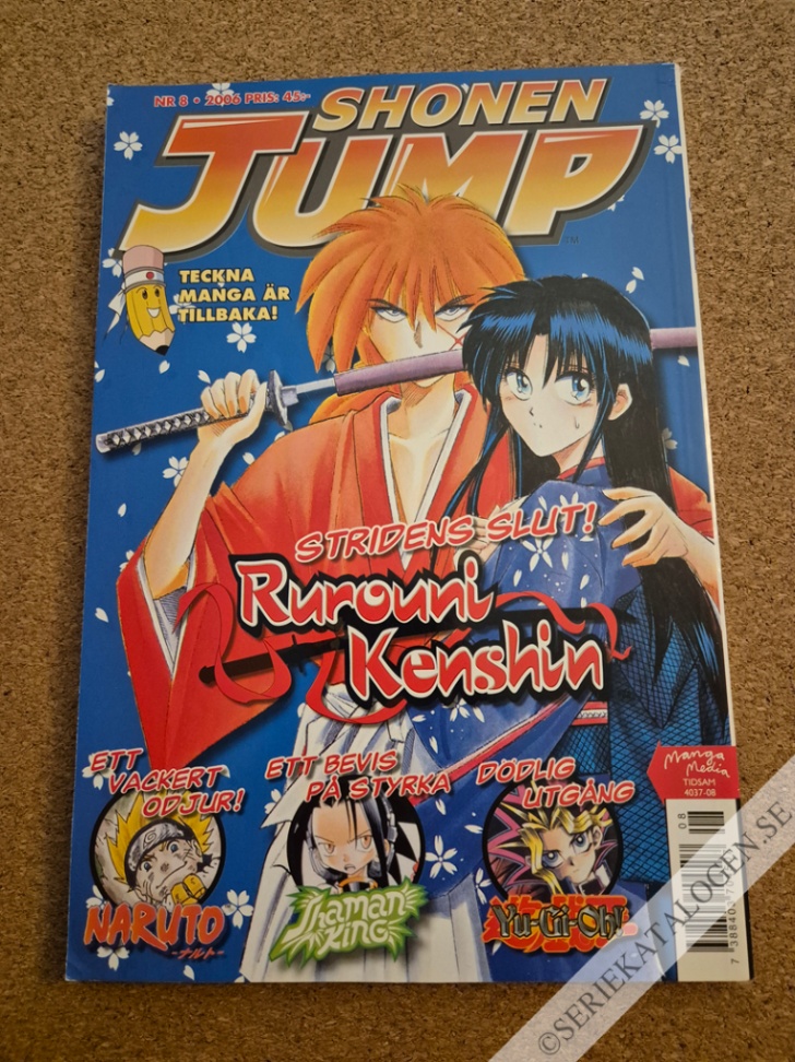 Framsida på Shonen jump #8 (2006)
