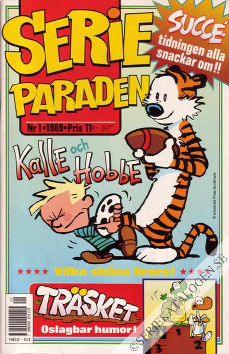 Framsida på Serie-paraden #1 (1989)