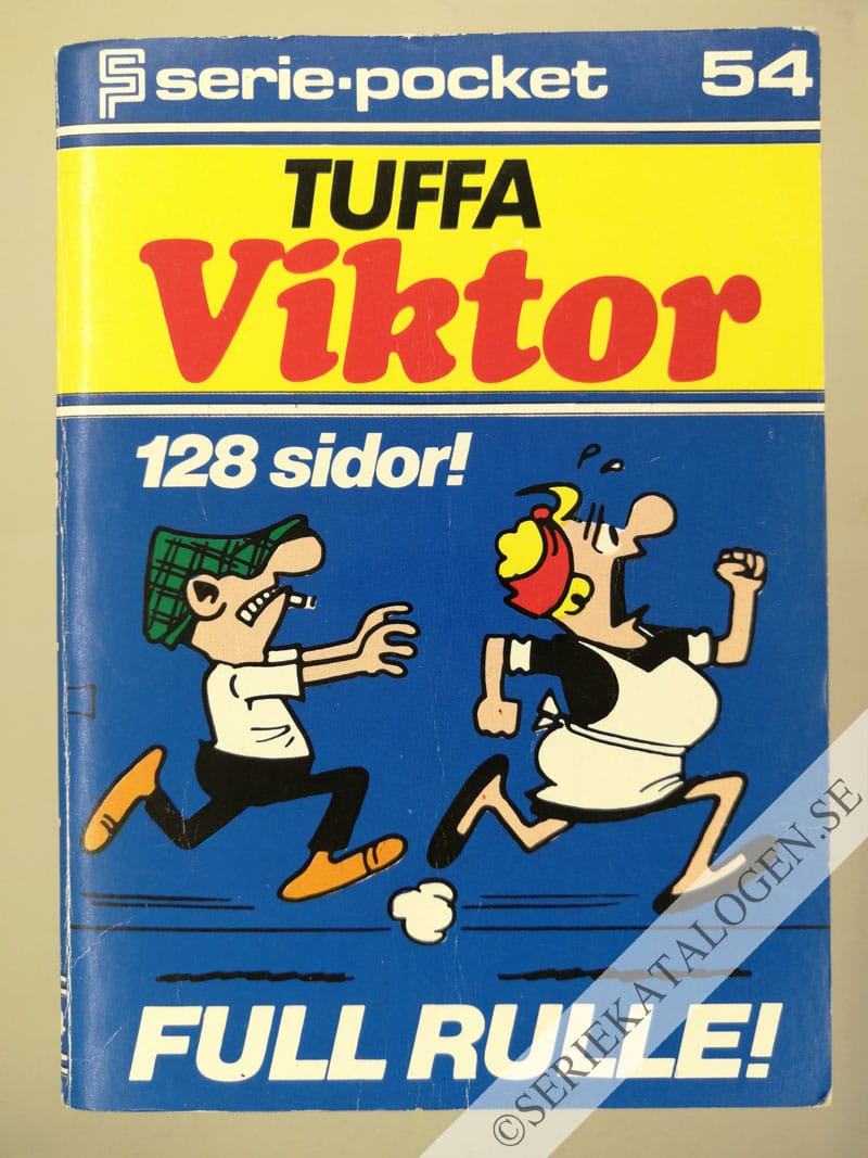 Framsida på Seriepocket #54 - Tuffa Viktor (1977)