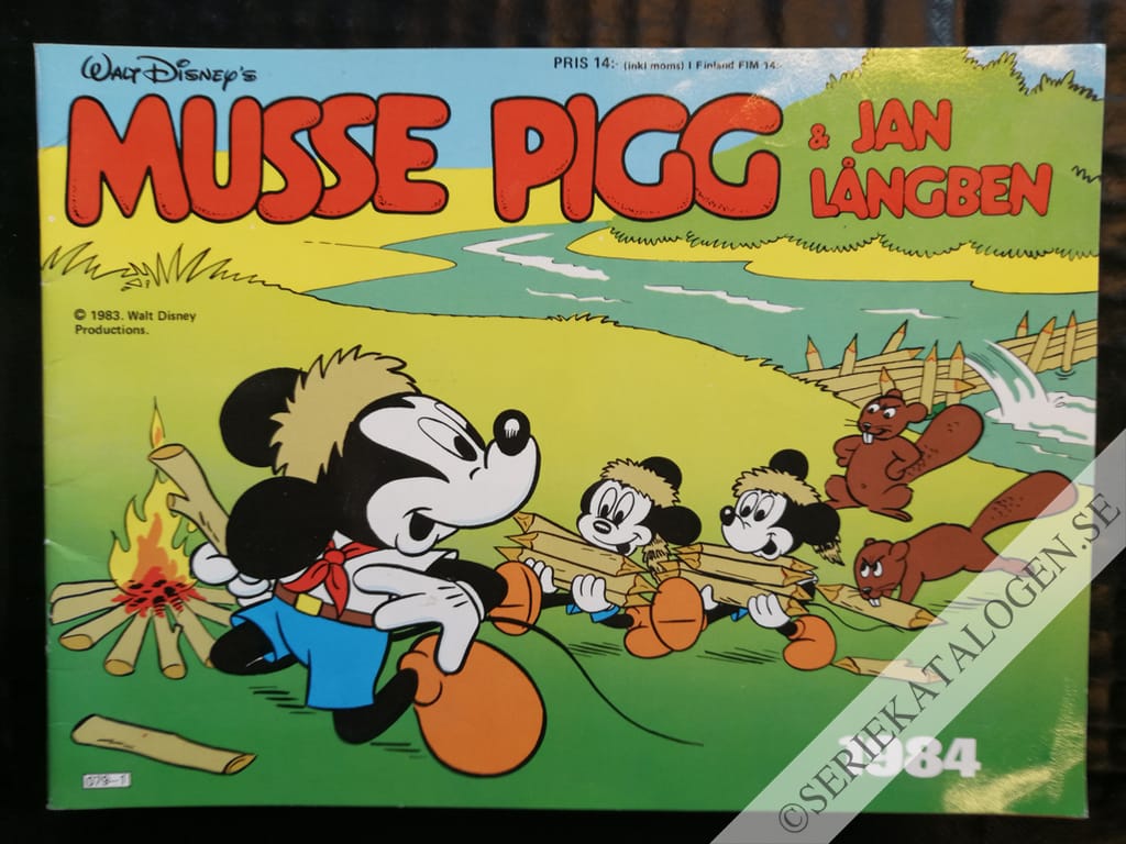 Framsida på Musse Pigg och Jan Långben # (1983)