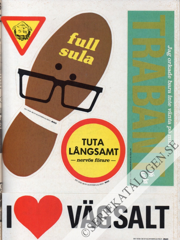 Bild på Svenska MAD's stora trafikpajare (1990)