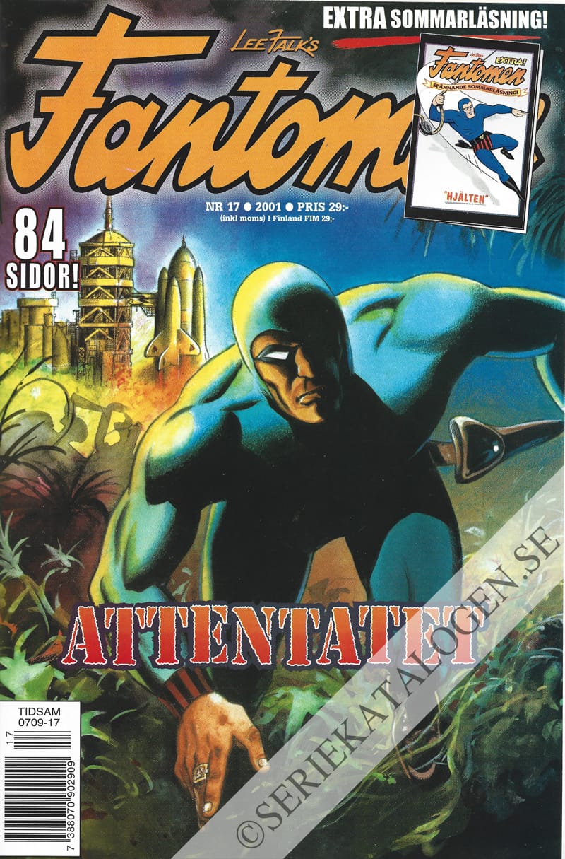 Framsida på Fantomen #17 (2001)