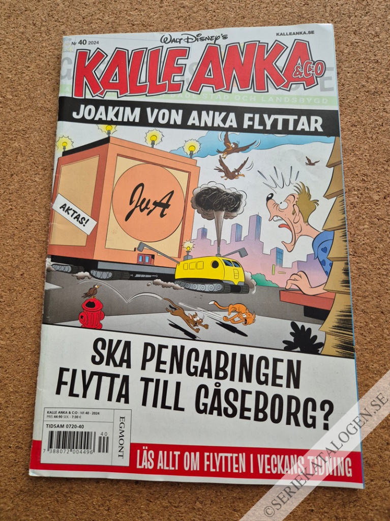 Framsida på Kalle Anka & C:o #40 (2024)