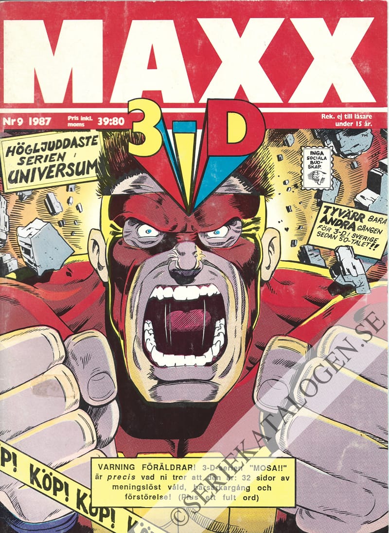 Framsida på Maxx #9 (1987)