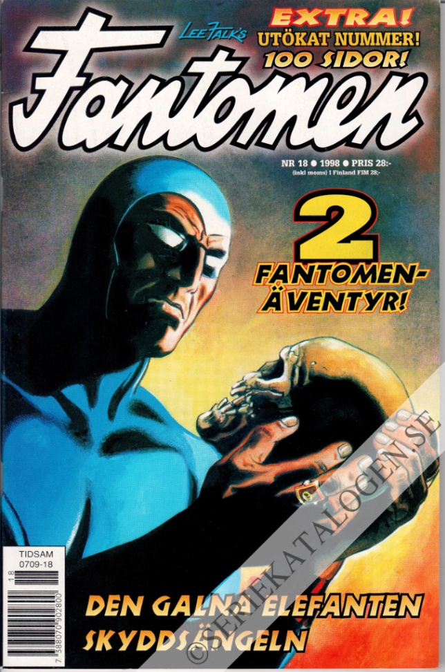 Framsida på Fantomen #18 (1998)