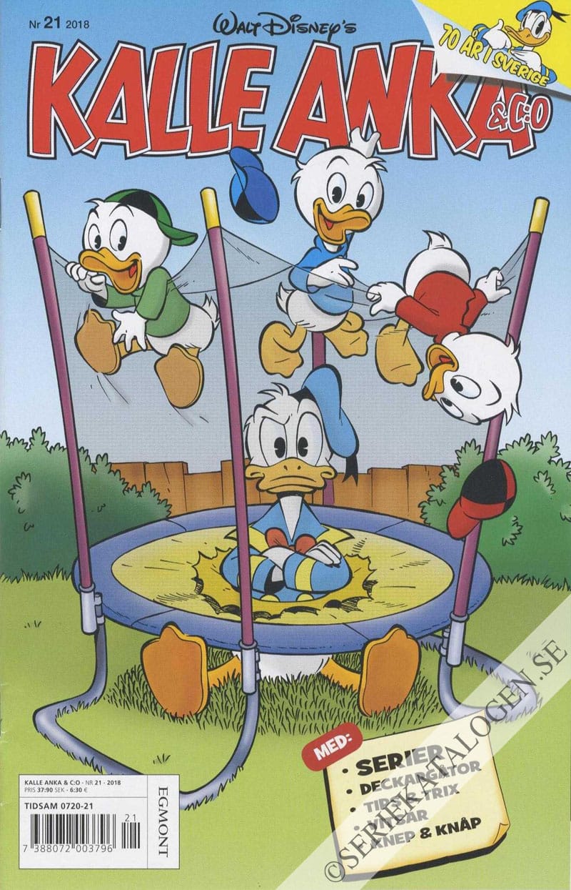 Framsida på Kalle Anka & C:o #21 (2018)