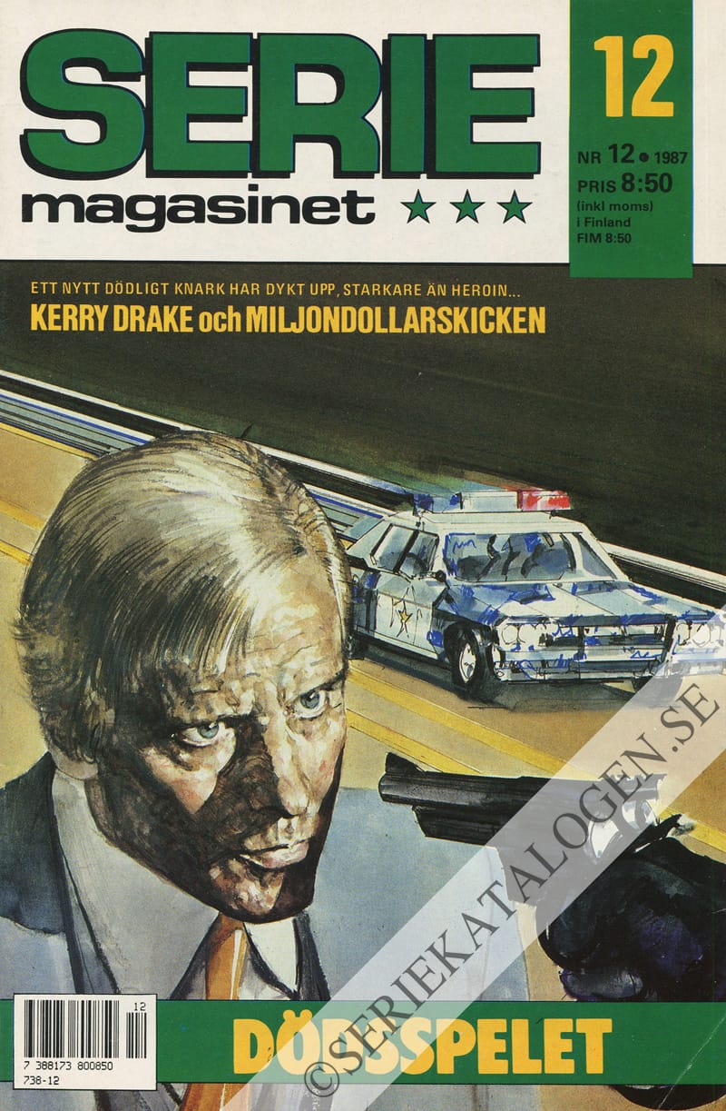 Framsida på Seriemagasinet #12 (1987)