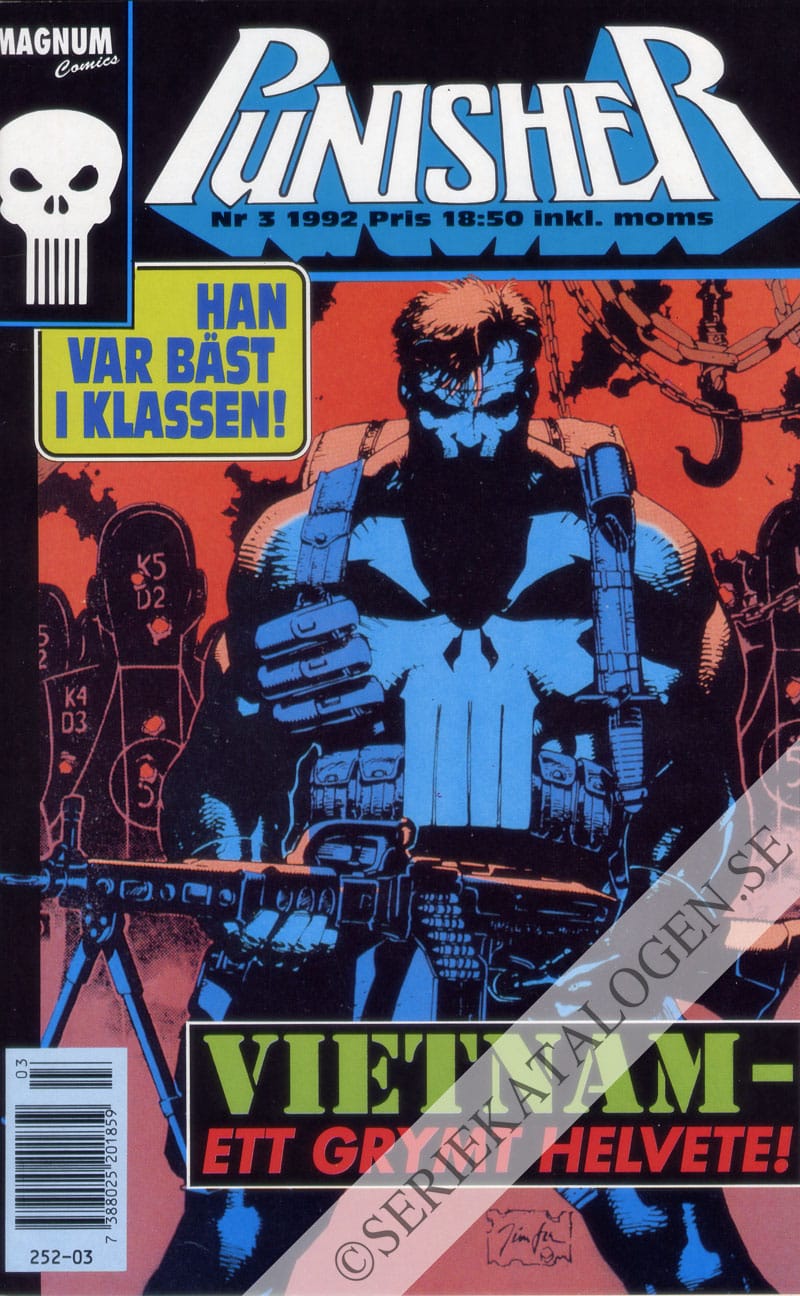 Framsida på Punisher #3 (1992)
