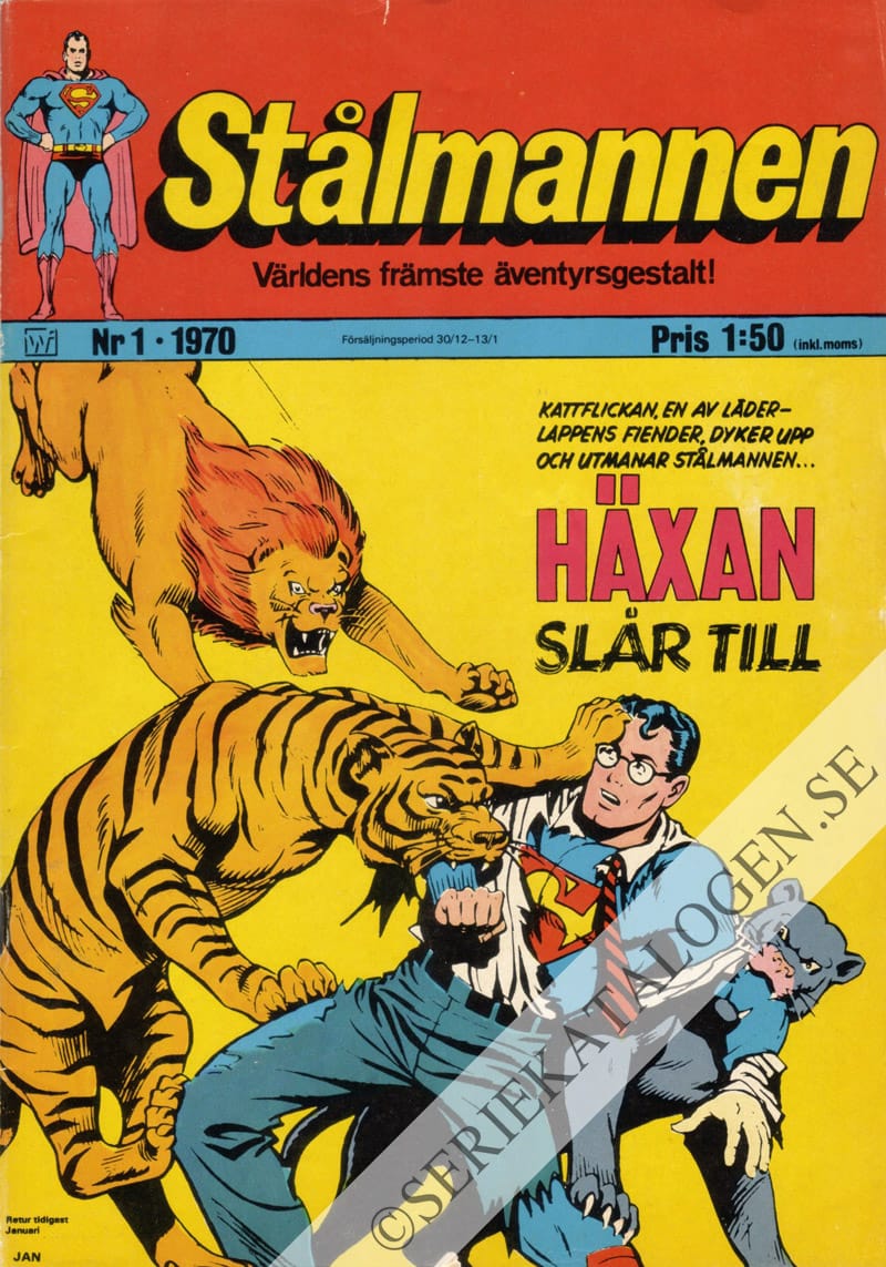 Framsida på Stålmannen #1 (1970)