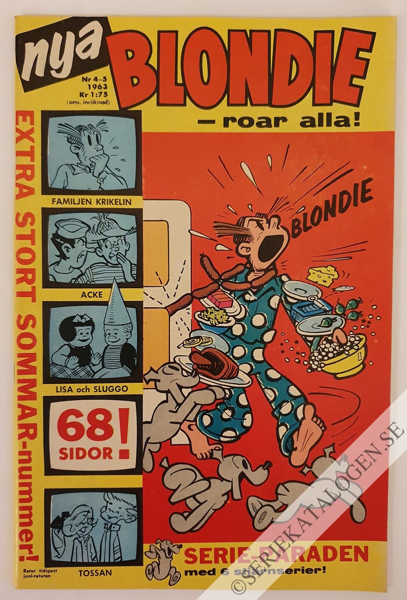 Framsida på Blondie #4-5 (1963)