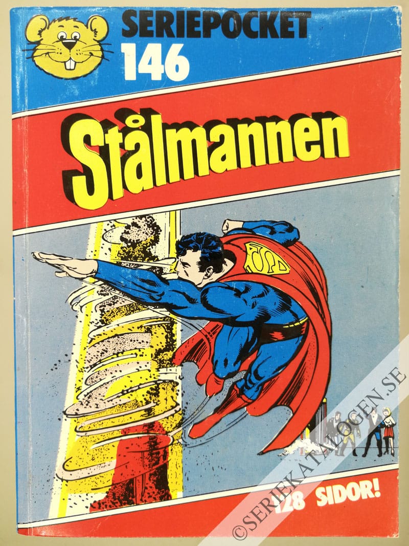 Framsida på Seriepocket #146 - Stålmannen (1984)