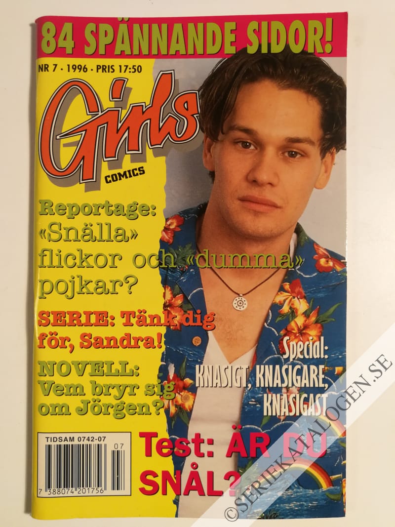 Framsida på Girls comics #7 (1996)