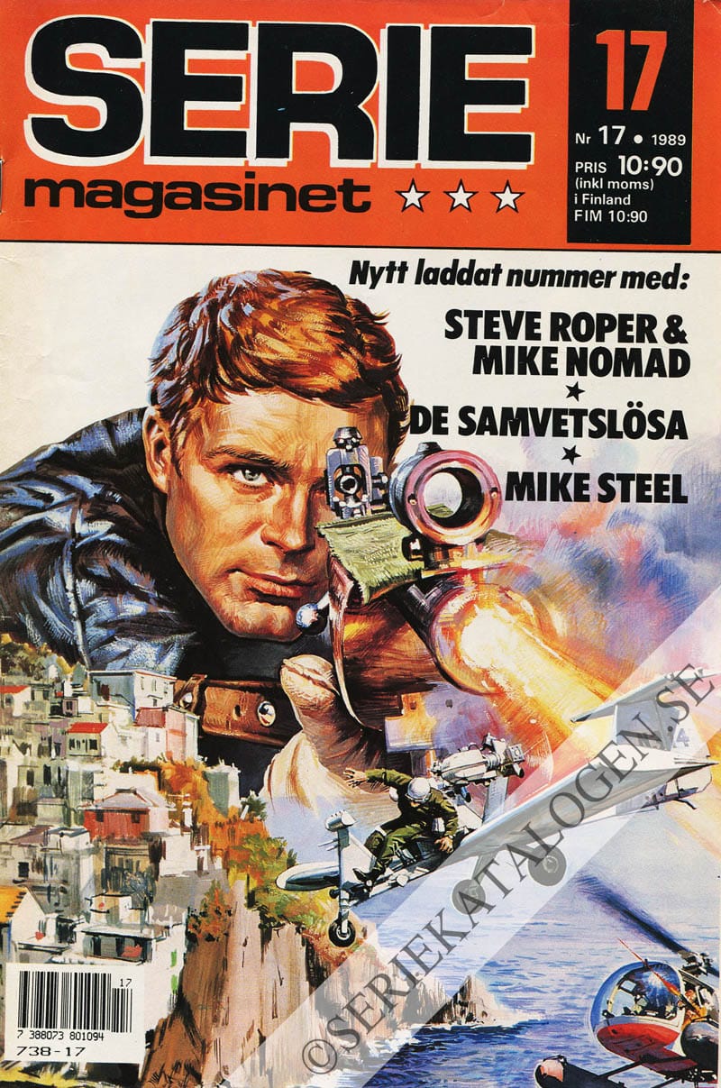 Framsida på Seriemagasinet #17 (1989)
