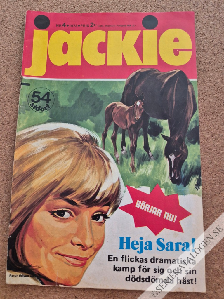 Framsida på Jackie #4 (1973)