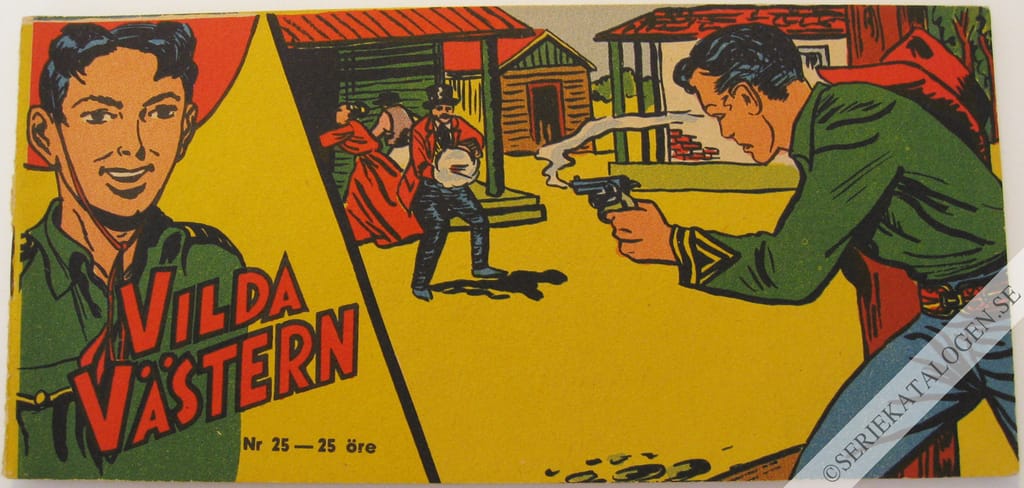 Framsida på Vilda Västern #25 (1956)