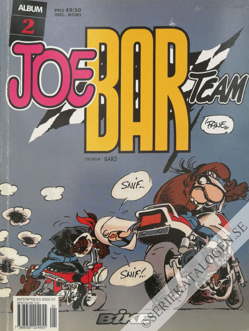 Framsida på Joe bar team #2 (1997)