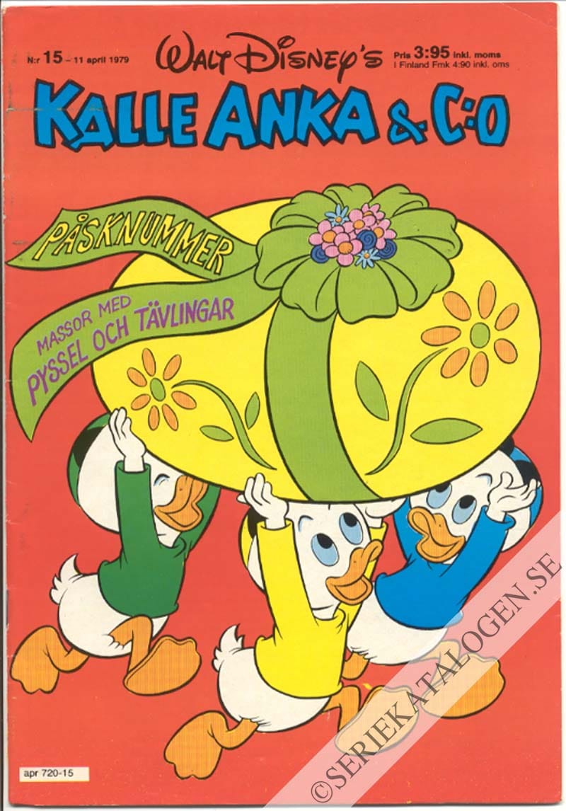 Framsida på Kalle Anka & C:o #15 (1979)