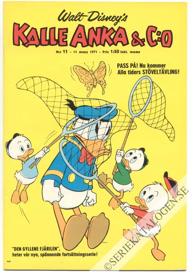 Framsida på Kalle Anka & C:o #11 (1971)